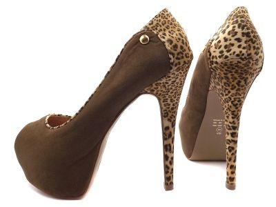 Sapato Peep Toe